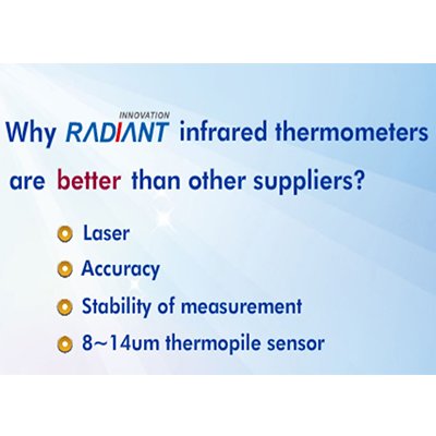 Why RADIANT infrared thermometers are better than other suppliers